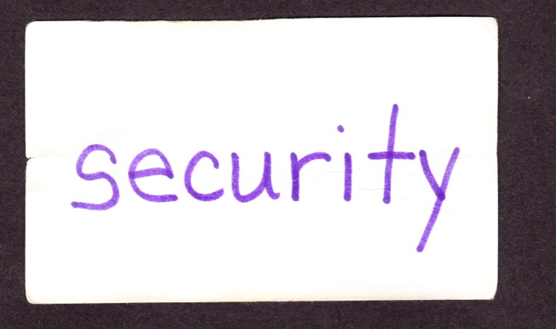security flashcards